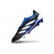 adidas Predator Elite Laceless FG Noir Blanc Bleu