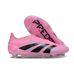 adidas Predator Elite Laceless FG Rosa Nero
