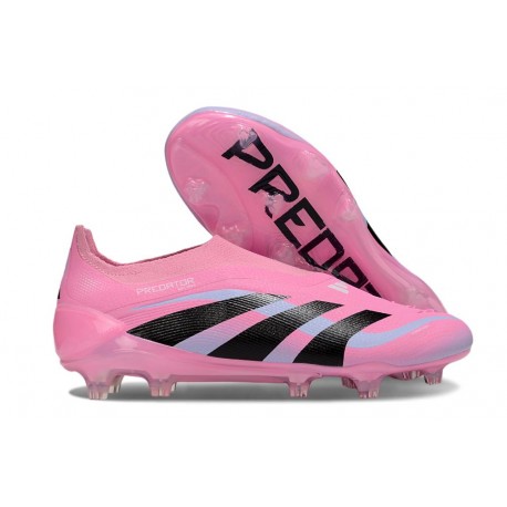 adidas Predator Elite Laceless FG Rosa Nero