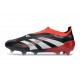 adidas Predator Elite Laceless FG X MOMENTS Nero Bianco Rosso Vivido