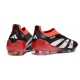 adidas Predator Elite Laceless FG X MOMENTS Nero Bianco Rosso Vivido