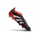 adidas Predator Elite Laceless FG X MOMENTS Nero Bianco Rosso Vivido