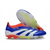 adidas Predator Elite Laceless FG Blu Lucido Ftwr Bianco Rosso Solare