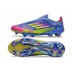 Scarpe adidas F50+ LL FG Blu Fusion Limone Lucido Rosa Lucido