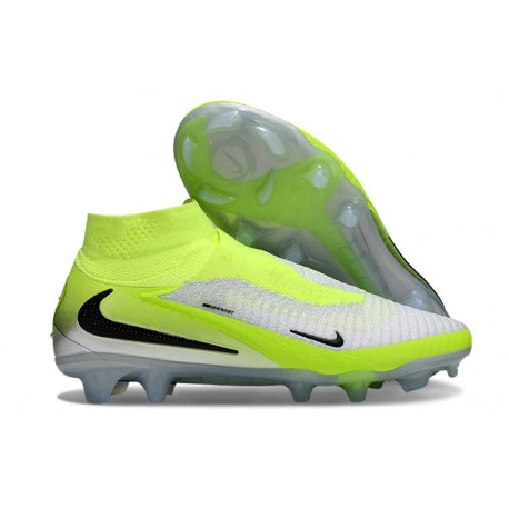 Scarpe Alte Nike Phantom 6 Elite FG Grigio Verde Nero