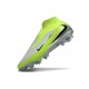 Scarpe Alte Nike Phantom 6 Elite FG Grigio Verde Nero