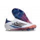 Adidas F50 Elite Laceless X Son FG Blanc Noir Rouge Vif