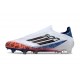 Adidas F50 Elite Laceless X Son FG Blanc Noir Rouge Vif