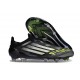 adidas F50 Elite Senza Lacci FG Nero Core Ferro Metallizzato Limone Lucido
