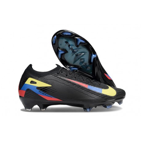 Scarpe Nike Zoom Mercurial Vapor 16 Elite FG Nero Giallo Blu Rosso