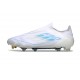 adidas F50 Elite Senza Lacci FG Bianco Perla Metallico