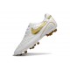 Scarpa Nike Tiempo Legend X Elite FG R10 Bianco Oro