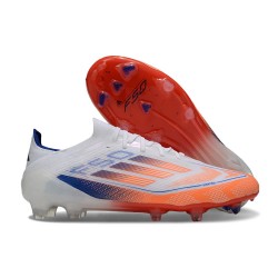 Scarpa da Calcio adidas F50 Elite FG Ftwr Bianco Rosso Solare Blu Lucido