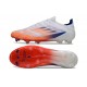 Scarpa da Calcio adidas F50 Elite FG Ftwr Bianco Rosso Solare Blu Lucido