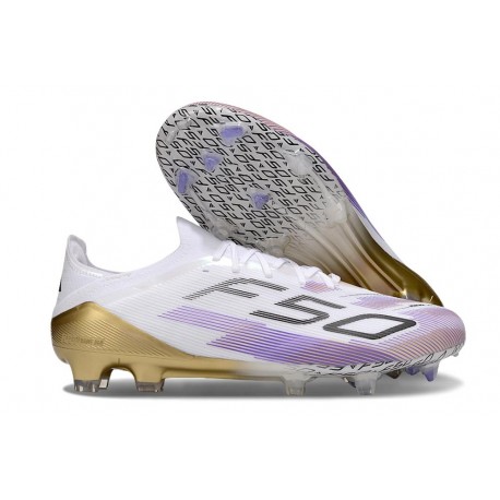 Scarpa da Calcio adidas F50 Elite FG Bianco Viola Nero