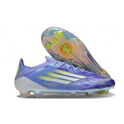 Scarpa da Calcio adidas F50 Elite FG Viola Tone Limone Lucido Viola Rush