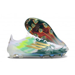 Scarpa da Calcio adidas F50 Elite FG Bianco Verde Dorado