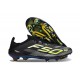 adidas Scarpa da Calcio F50 + FG Nero Core Ferro Metallizzato Limone Lucido