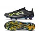 adidas Scarpa da Calcio F50 + FG Nero Core Ferro Metallizzato Limone Lucido