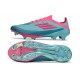 adidas Scarpa F50 + FG X Messi Flash Acqua Rosa Lucido Ciano Lucido