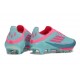 adidas Scarpa F50 + FG X Messi Flash Acqua Rosa Lucido Ciano Lucido