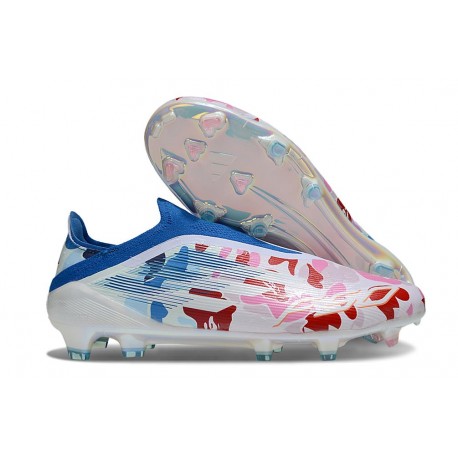 adidas F50 Elite Senza Lacci FG Bianco Rosso Blu