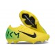 Scarpe Nike Zoom Mercurial Vapor 16 Elite FG Kylian Mbappe Giallo Nero Verde