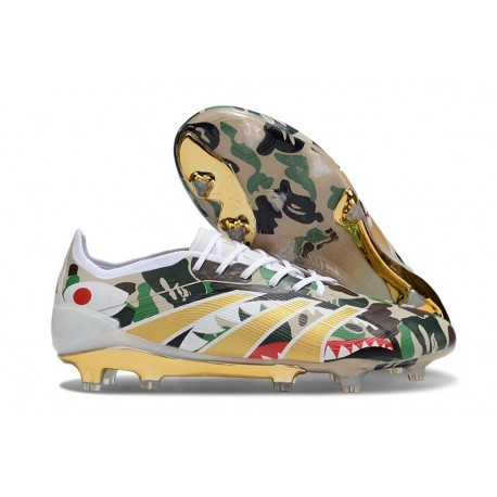 adidas Predator Elite 25 FG Bianco Verde Oro