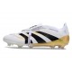 Scarpa da Calcio Adidas Predator Elite FT FG Ftwr Bianco Nero Oro Met