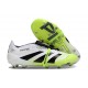 Scarpa da Calcio Adidas Predator Elite FT FG Ftwr Bianco Nero Core Limone Lucido