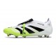 Scarpa da Calcio Adidas Predator Elite FT FG Ftwr Bianco Nero Core Limone Lucido