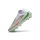 Scarpe Alte Nike Phantom 6 Elite FG Bianco Verde Arancio