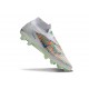 Scarpe Alte Nike Phantom 6 Elite FG Bianco Verde Arancio