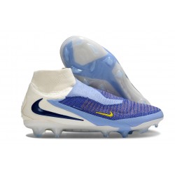 Scarpe Alte Nike Phantom 6 Elite FG Blu Racer Bianco Ossidiana Scuro