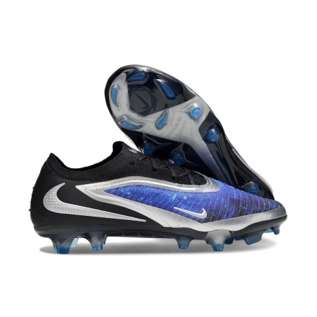 Nike Phantom 6 Low Elite FG Blu Argento Nero
