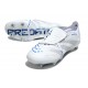 Scarpa da Calcio Adidas Predator FT Elite SG Bianco Argento Blu
