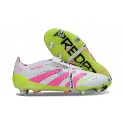 Scarpa da Calcio Adidas Predator FT Elite SG Bianco Rosa Giallo
