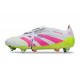 Scarpa da Calcio Adidas Predator FT Elite SG Bianco Rosa Giallo