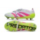 Scarpa da Calcio Adidas Predator FT Elite SG Bianco Rosa Giallo