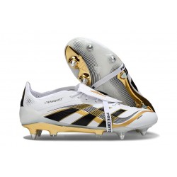 Scarpa da Calcio Adidas Predator FT Elite SG Ftwr Bianco Nero Oro Met