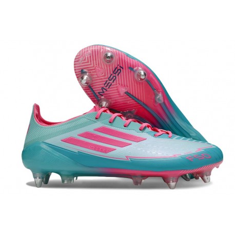 adidas F50 Elite SG-Pro X Messi Flash Acqua Rosa Lucido Ciano Lucido