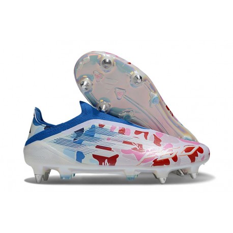 Scarpe da Calcio adidas F50 Elite LL SG Blanco Azul Rojo