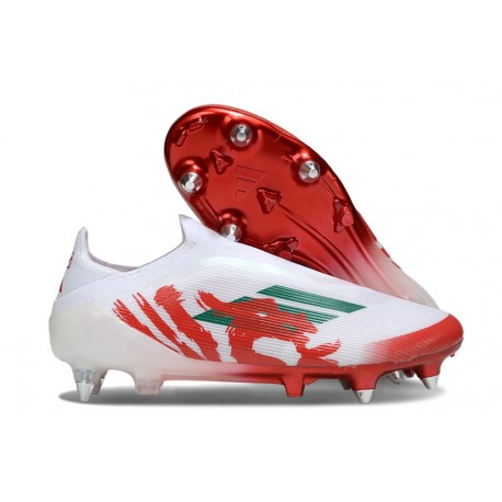 Scarpe da Calcio adidas F50 Elite LL SG Bianco Rosso Verde