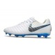 Scarpa Nike Tiempo Legend X Elite FG R10 Bianco Blu 