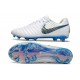 Scarpa Nike Tiempo Legend X Elite FG R10 Bianco Blu 
