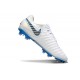 Scarpa Nike Tiempo Legend X Elite FG R10 Bianco Blu 