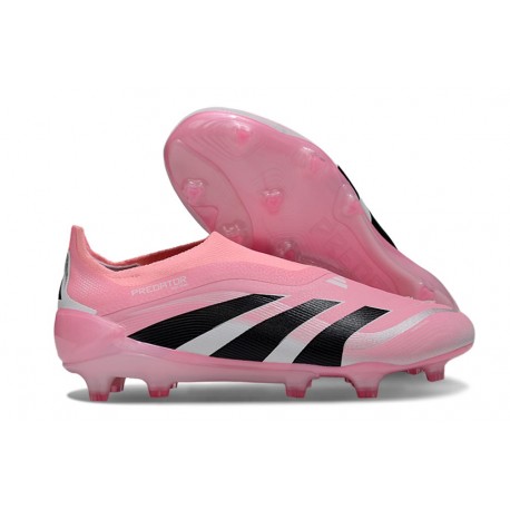 adidas Predator Elite Laceless FG Rosa Nero