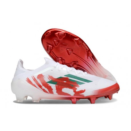 Scarpa da Calcio adidas F50 Elite FG Bianco Rosso