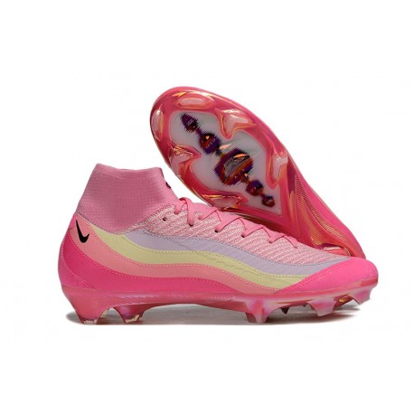Scarpa Nuovo Nike Mercurial Superfly 10 Elite FG Air Max 95 Rosa