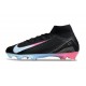 Scarpa Nuovo Nike Mercurial Superfly 10 Elite FG Nero Blu Rosa
